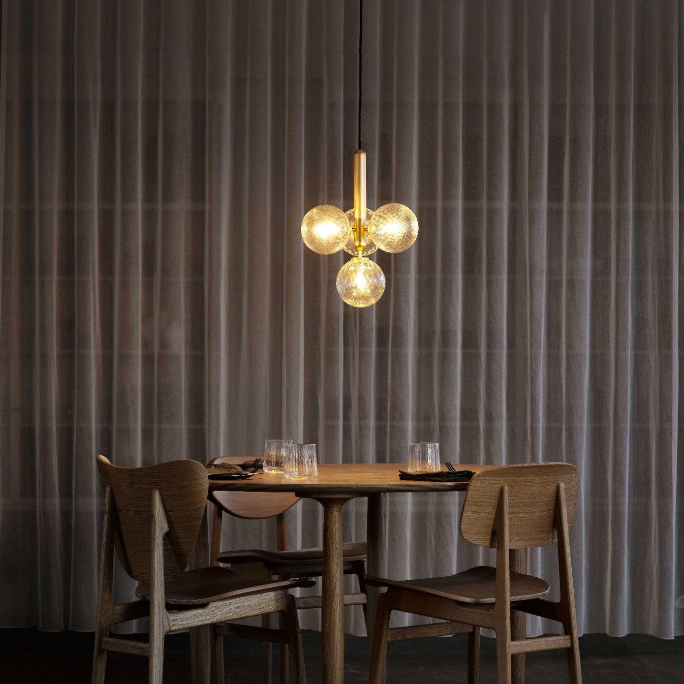 Calyxia Glass Classic Industrial Pendant Light - Letslighting