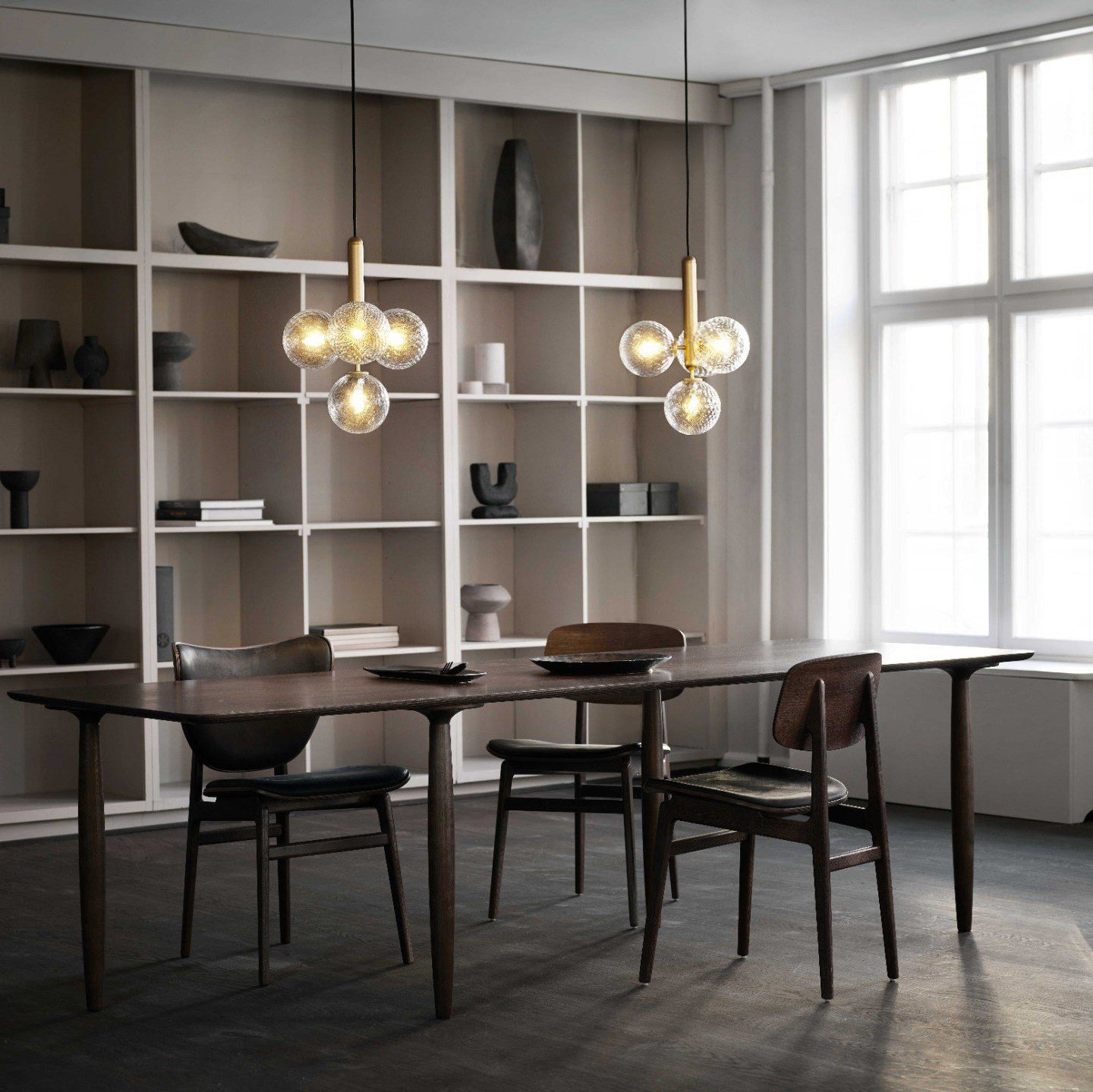Calyxia Glass Classic Industrial Pendant Light - Letslighting