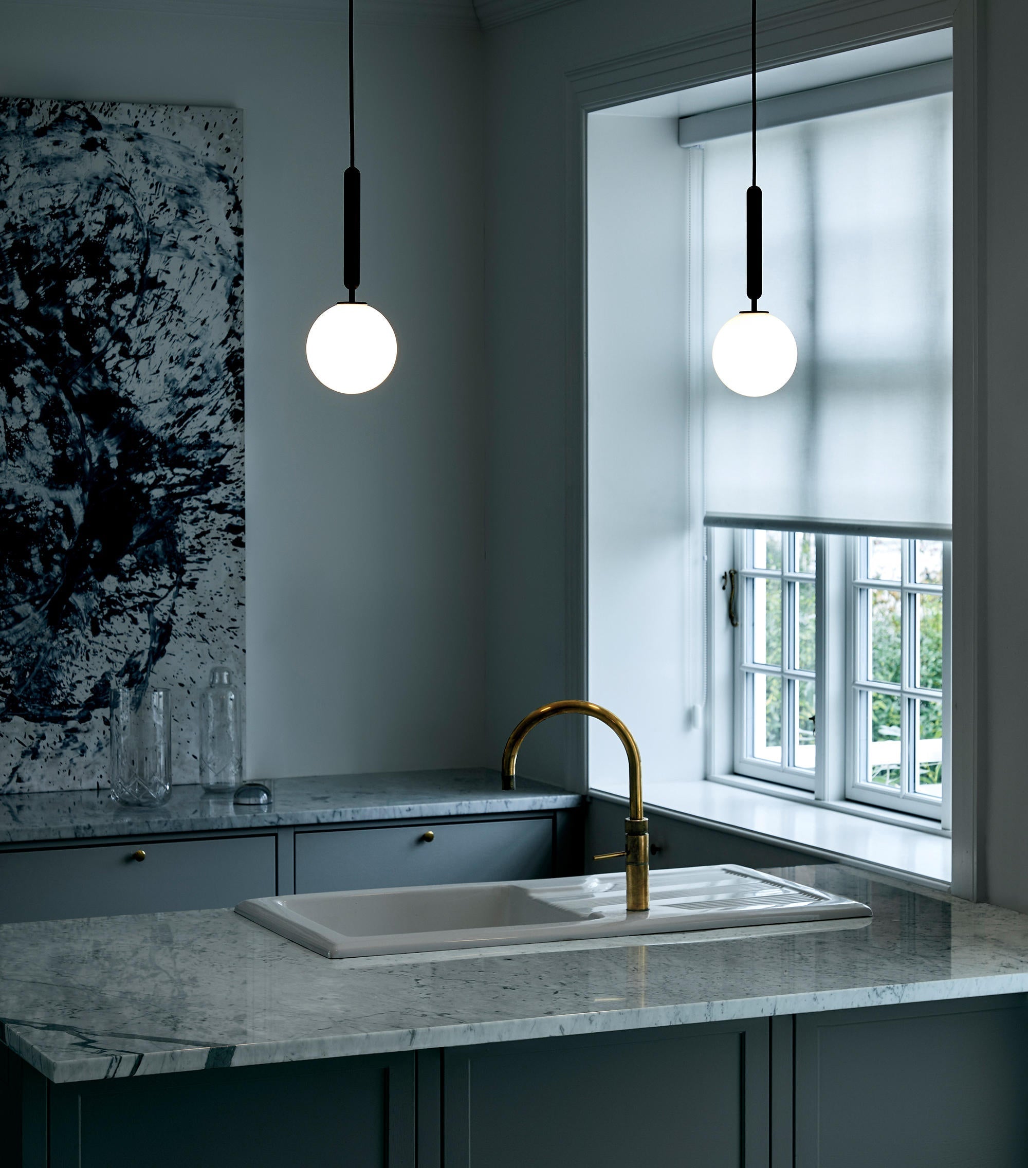 Calyxia Glass Classic Industrial Pendant Light - Letslighting