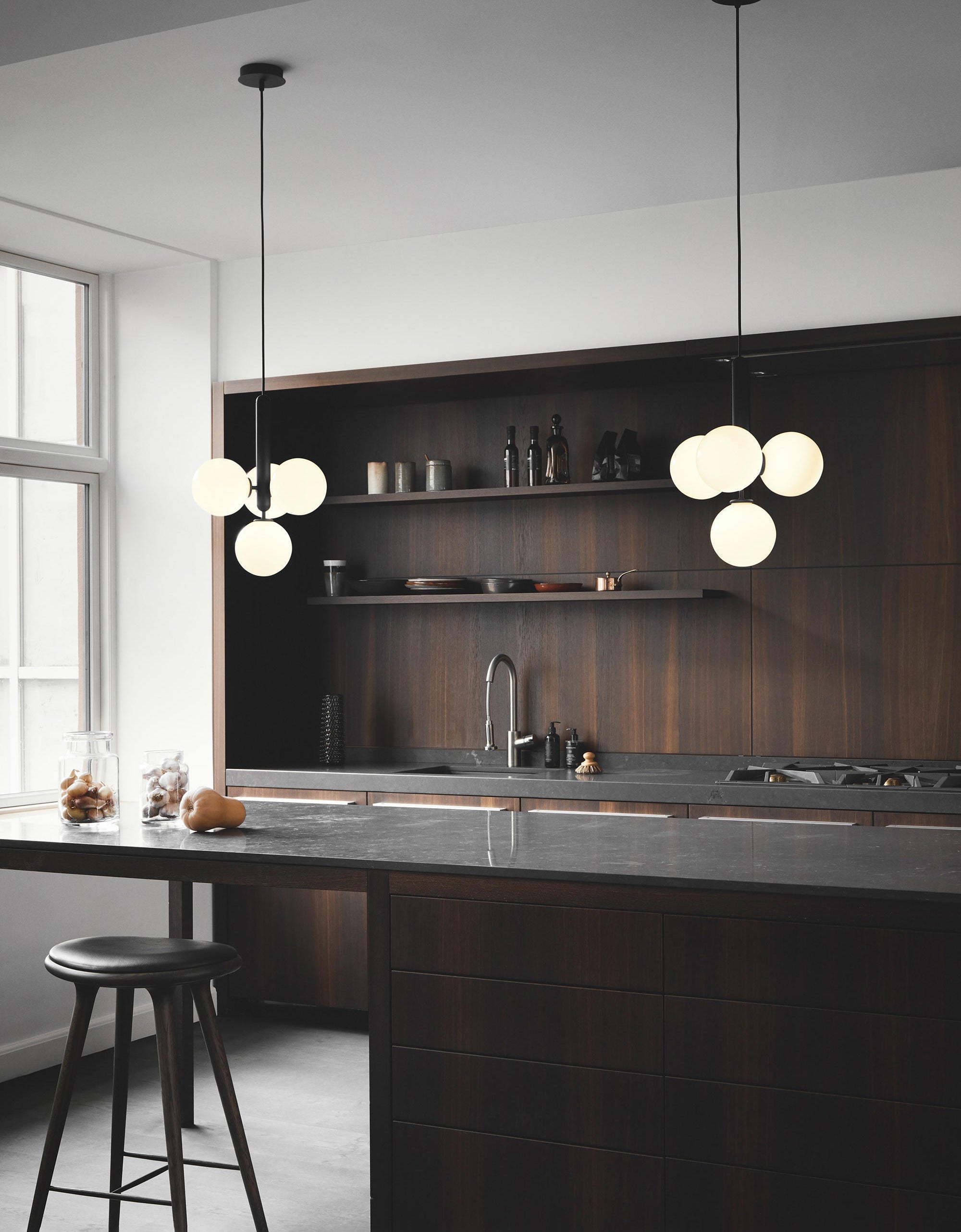 Calyxia Glass Classic Industrial Pendant Light - Letslighting