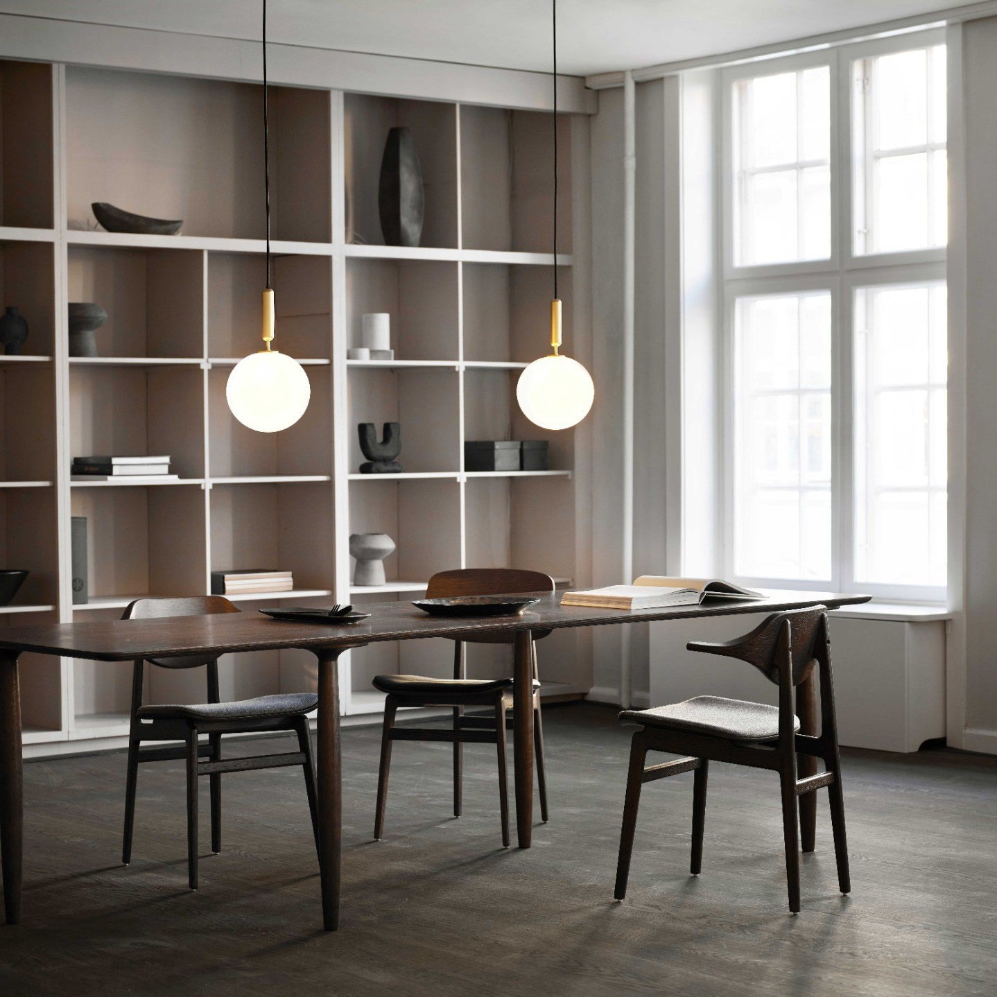 Calyxia Glass Classic Industrial Pendant Light - Letslighting