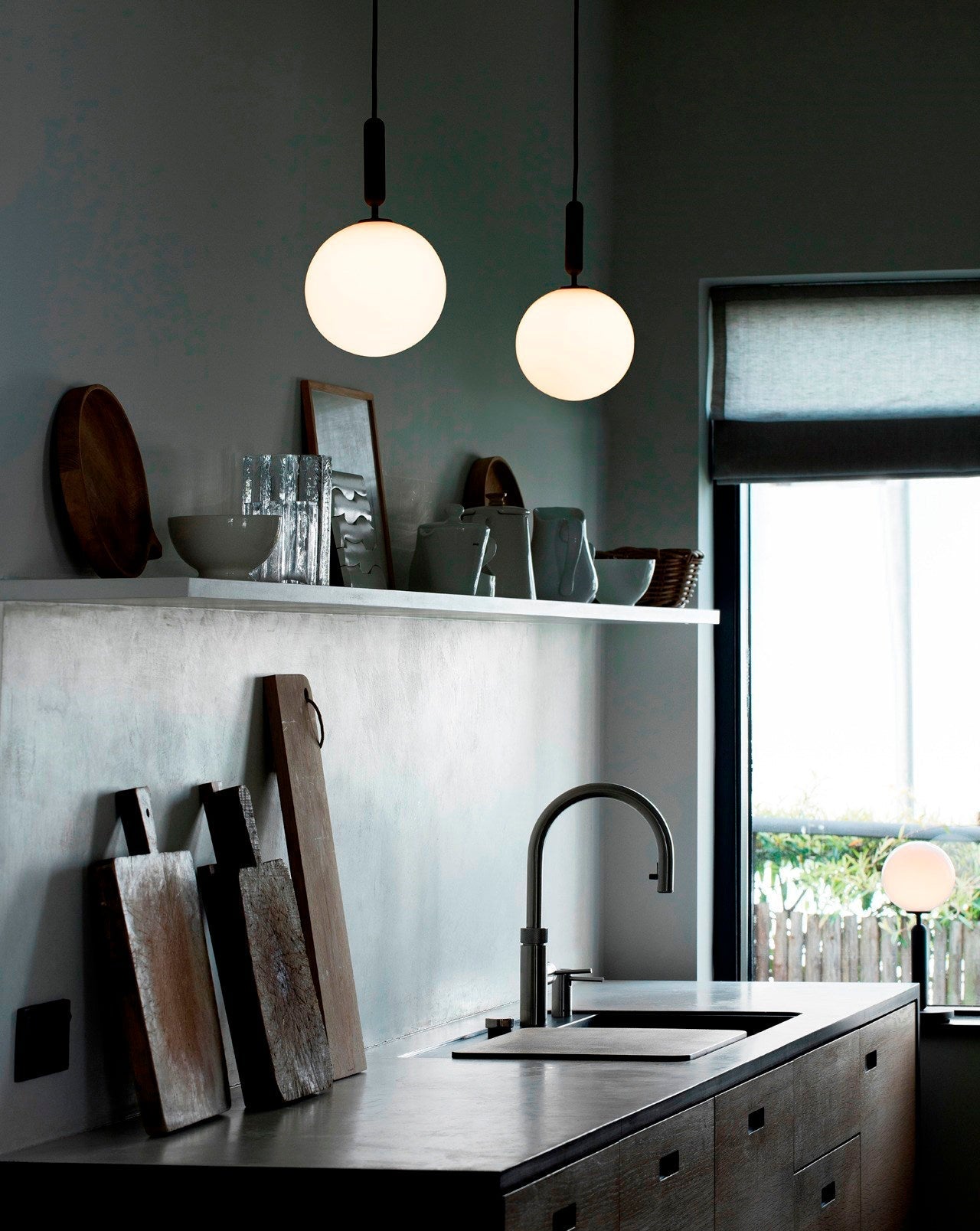 Calyxia Glass Classic Industrial Pendant Light - Letslighting