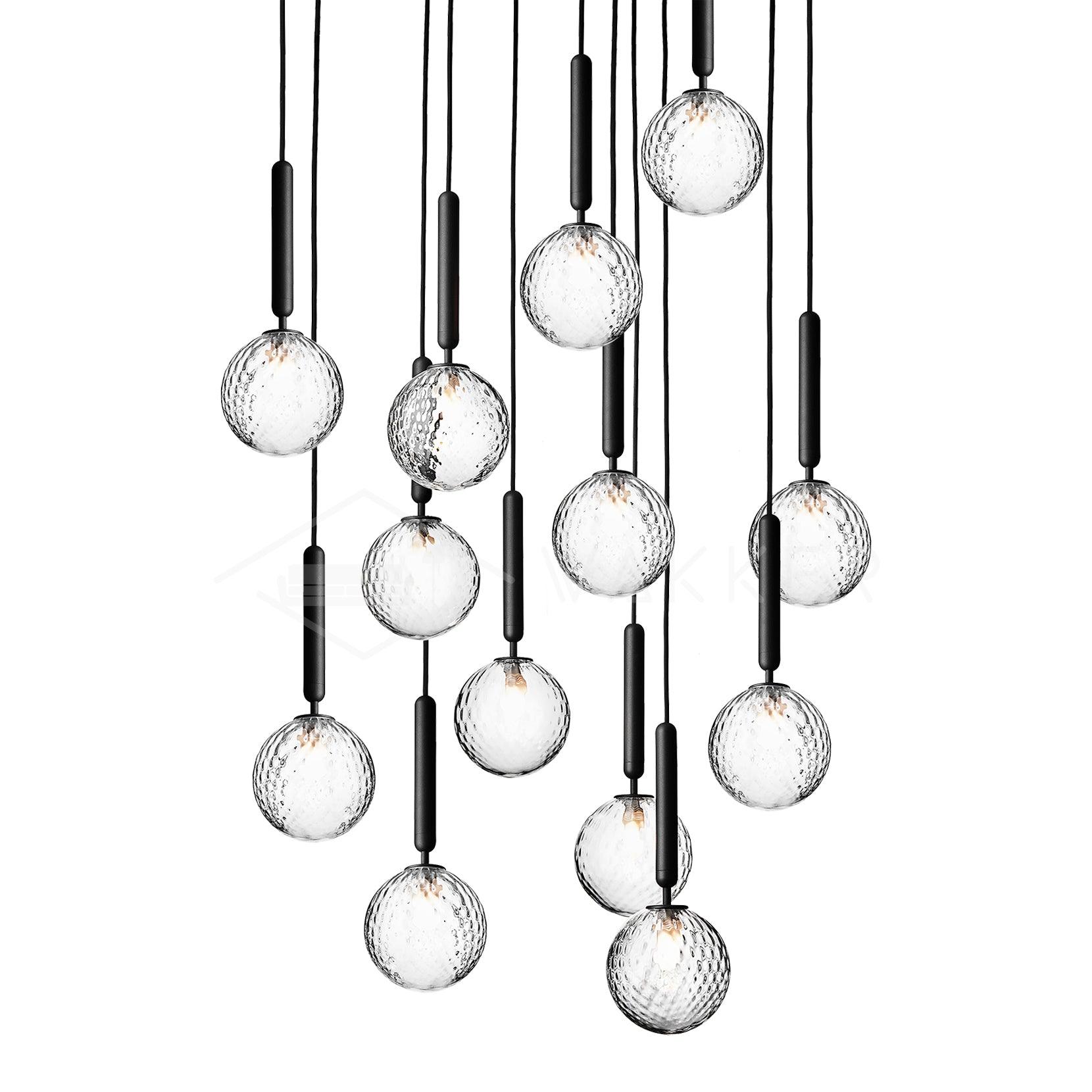 Calyxia Glass Classic Industrial Pendant Light - Letslighting