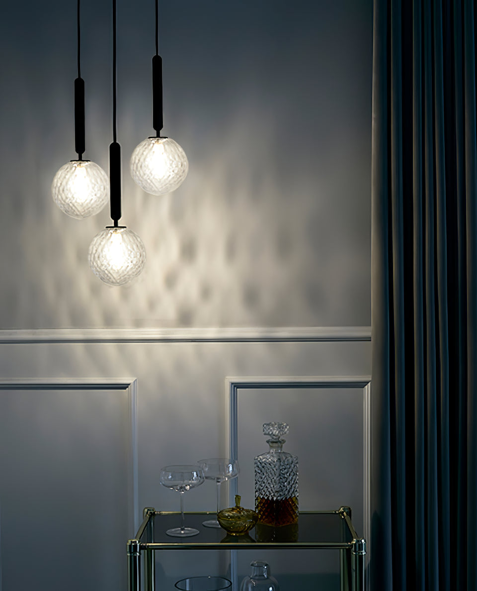 Calyxia Glass Classic Industrial Pendant Light - Letslighting