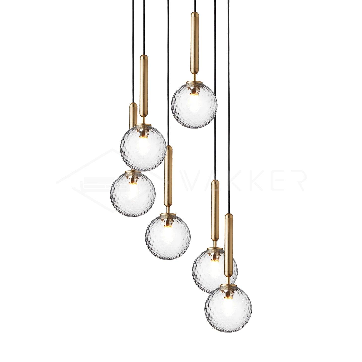 Calyxia Glass Classic Industrial Pendant Light - Letslighting