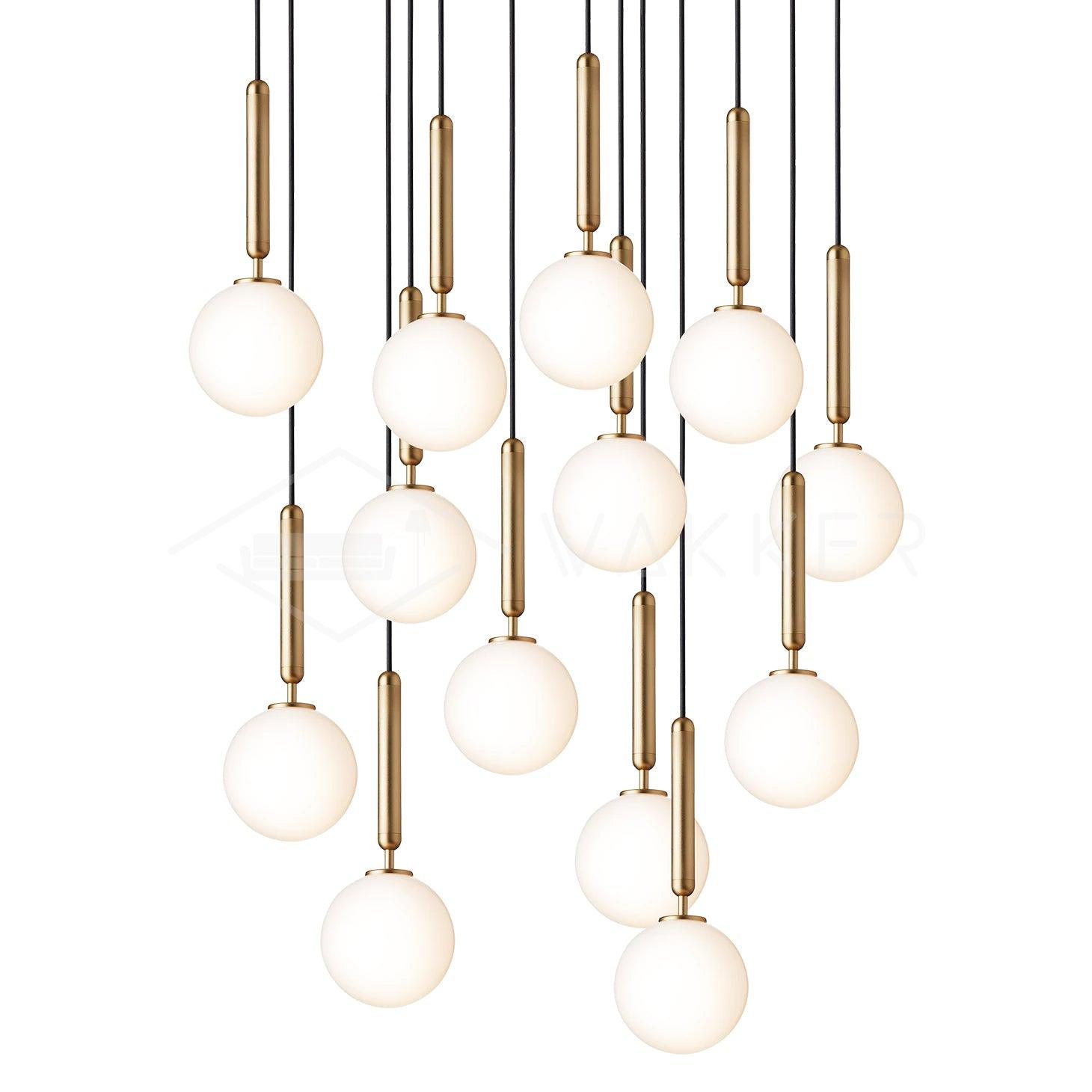 Velain Brass Industrial Pendant Light - Letslighting