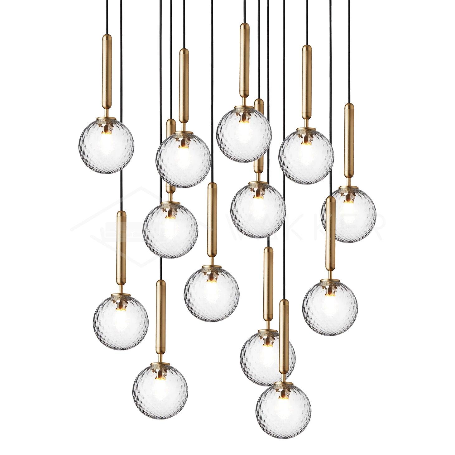 Calyxia Glass Classic Industrial Pendant Light - Letslighting