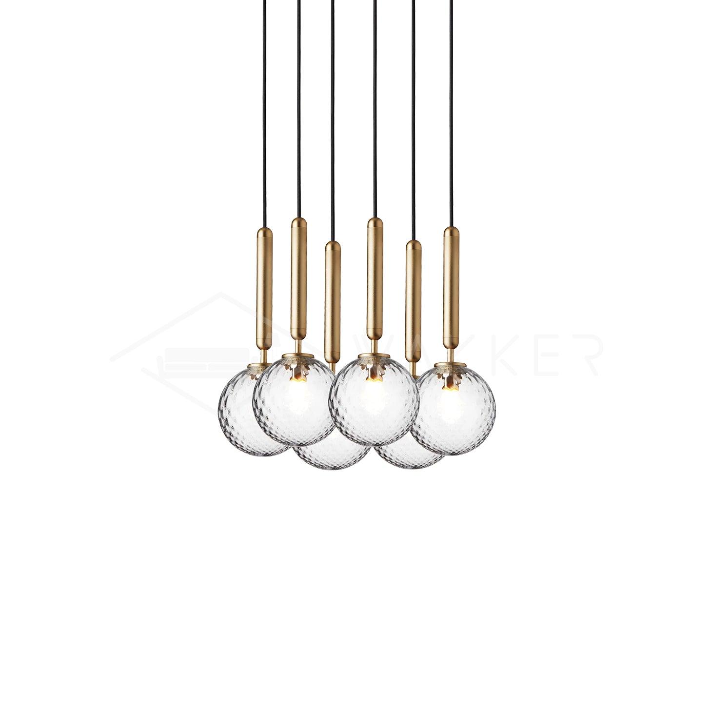 Calyxia Glass Classic Industrial Pendant Light - Letslighting