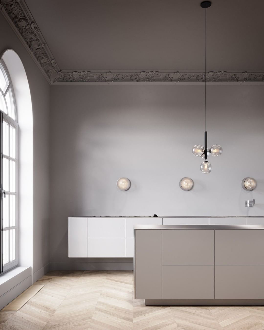Velain Brass Industrial Pendant Light - Letslighting