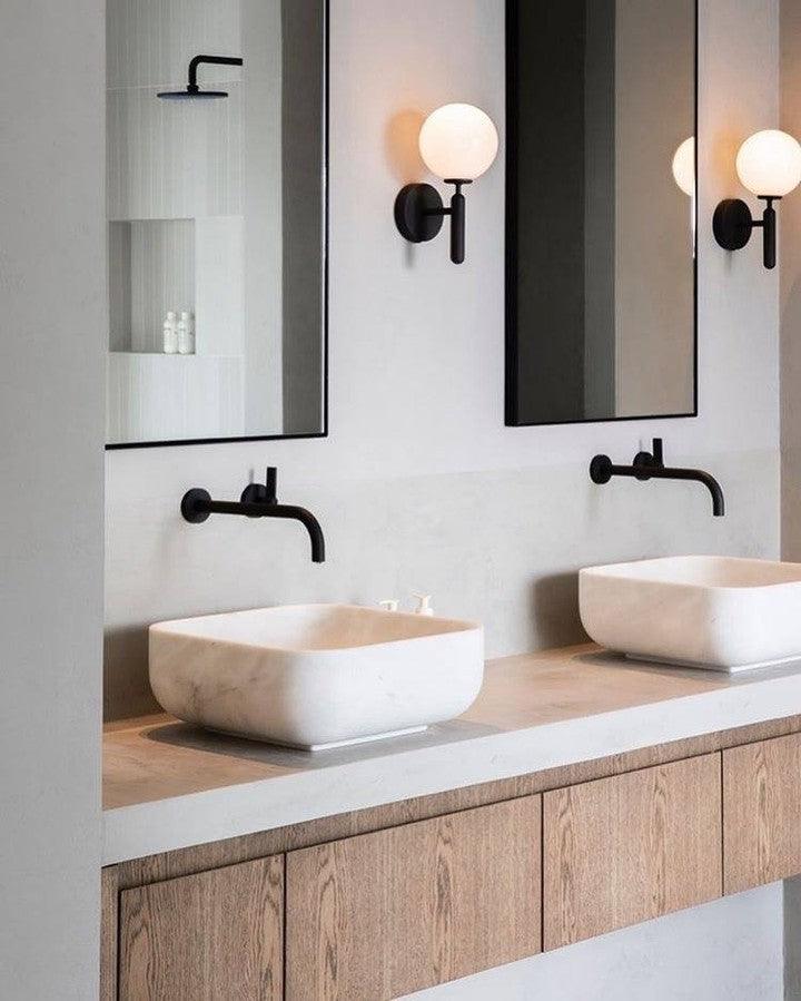 Ilirila Modern Minimalist Brass Glass Wall Light - Letslighting