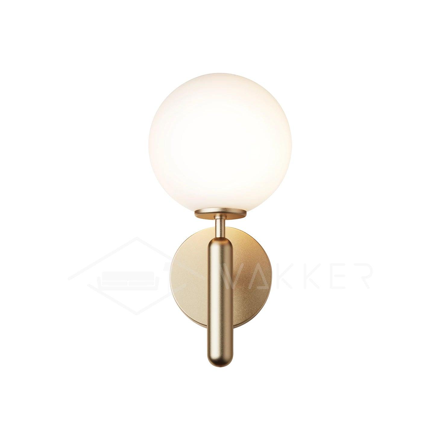 Ilirila Modern Minimalist Brass Glass Wall Light - Letslighting
