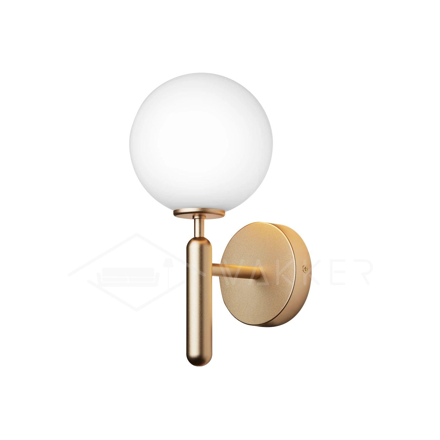 Ilirila Modern Minimalist Brass Glass Wall Light - Letslighting