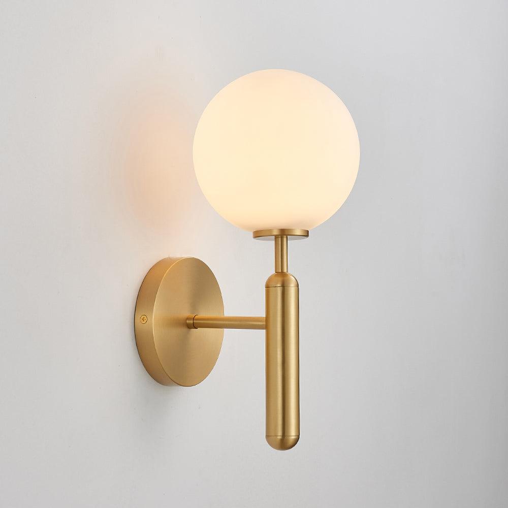 Ilirila Modern Minimalist Brass Glass Wall Light - Letslighting
