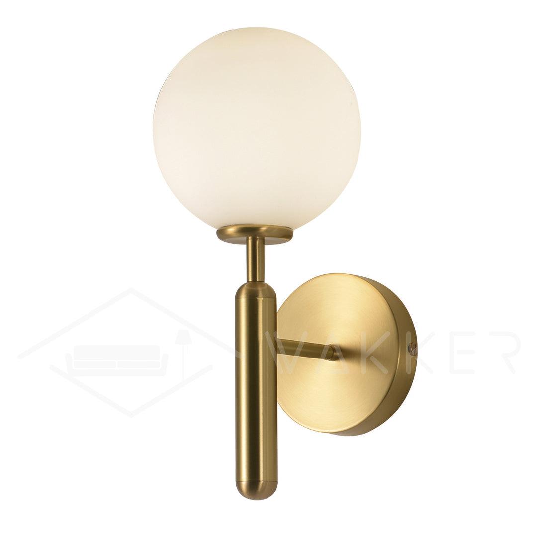 Ilirila Modern Minimalist Brass Glass Wall Light - Letslighting