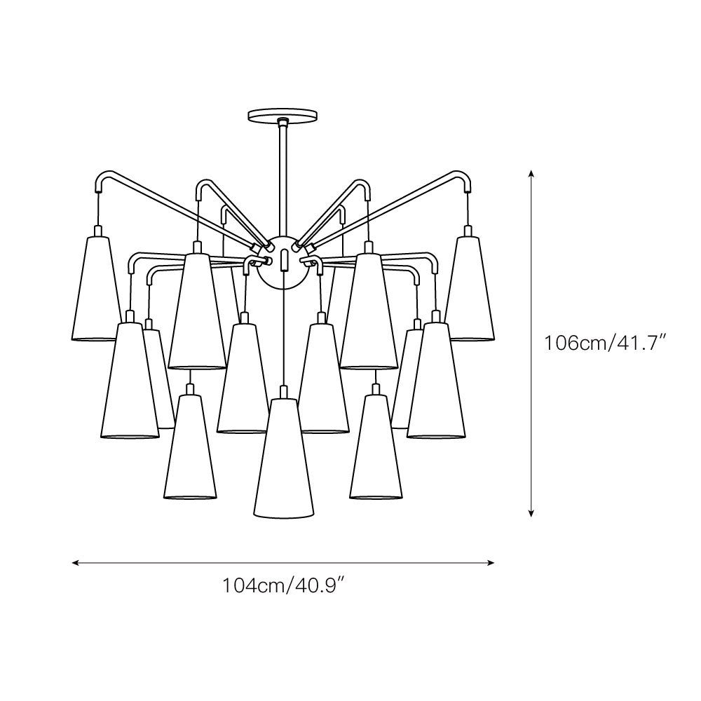 Avtheira Postmodern Luxury Glass Chandelier - Letslighting