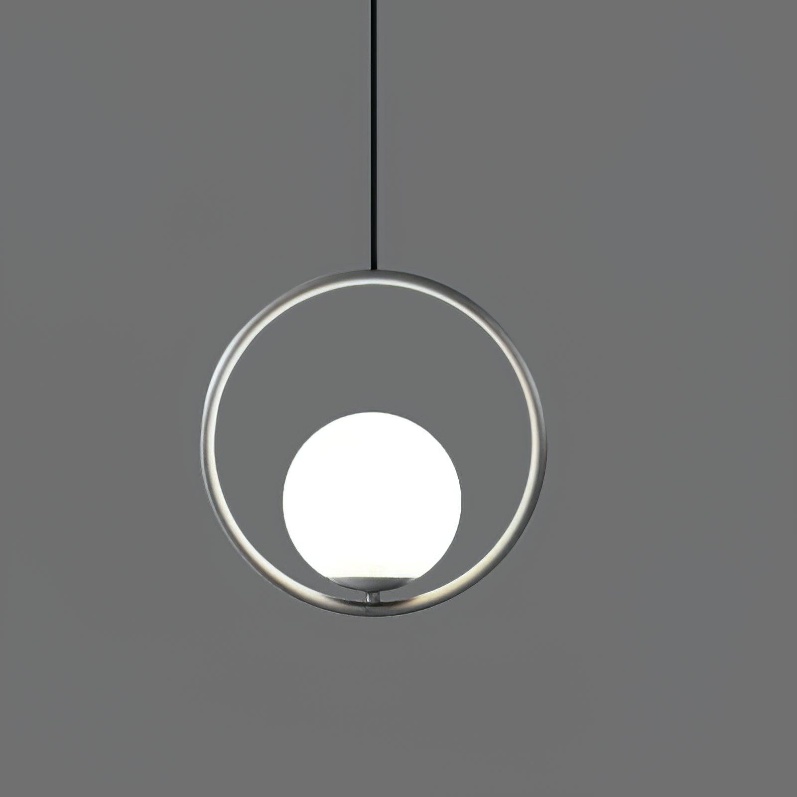 Ellipse Contemporary Brass Pendant Light - Letslighting