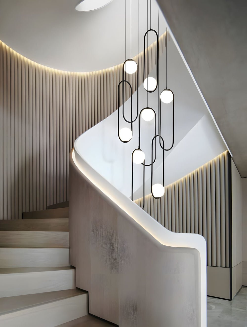 Lylorarae Modern Minimalist Combination Glass Chandelier - Letslighting