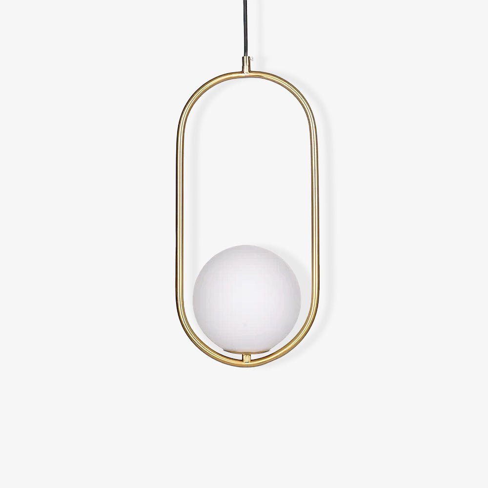 Lustra Pendant Lamp Brass Modern Ring - Letslighting