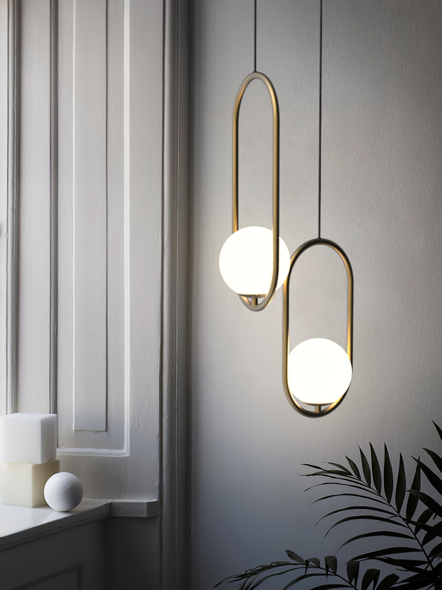 Lustra Pendant Lamp Brass Modern Ring - Letslighting
