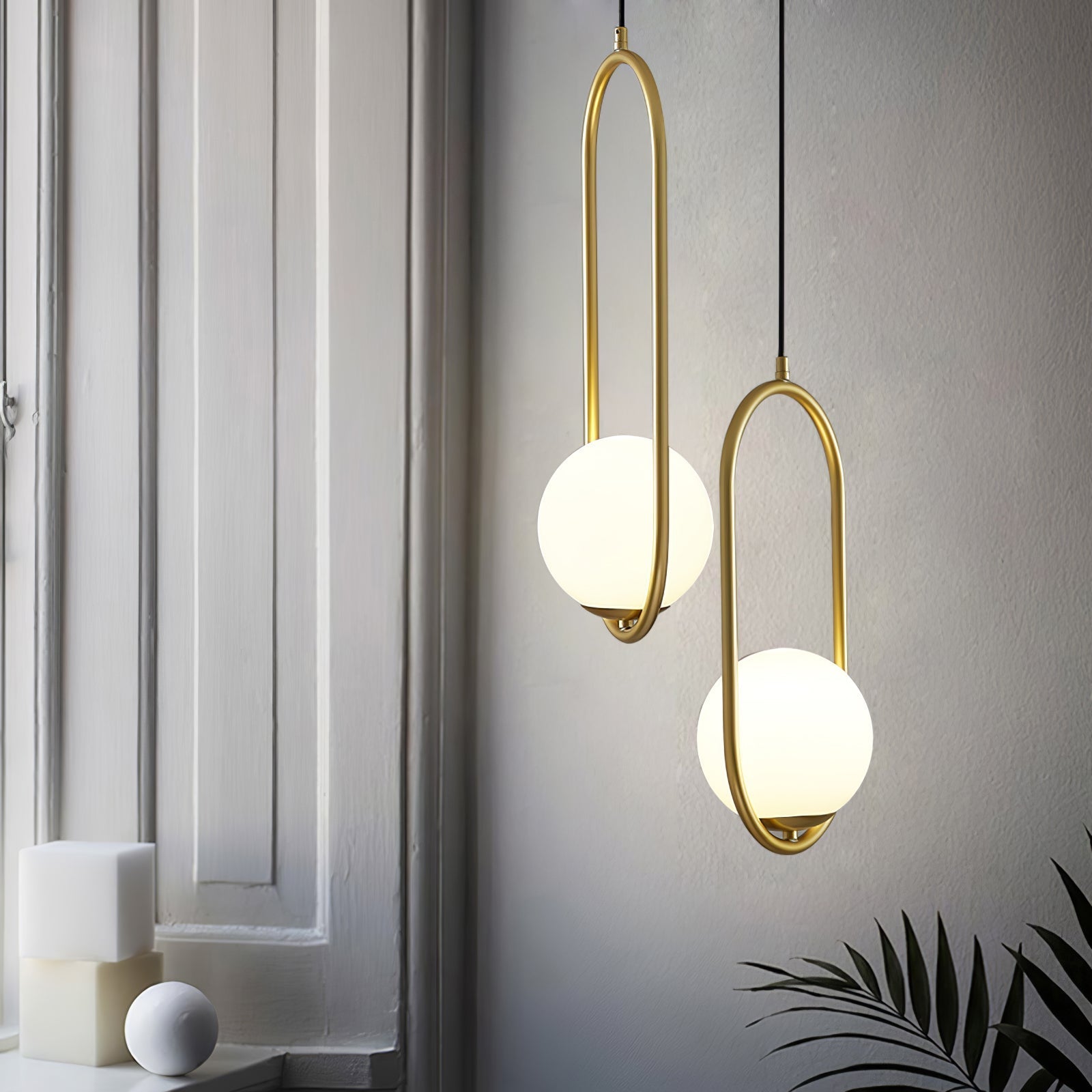 Lustra Pendant Lamp Brass Modern Ring - Letslighting