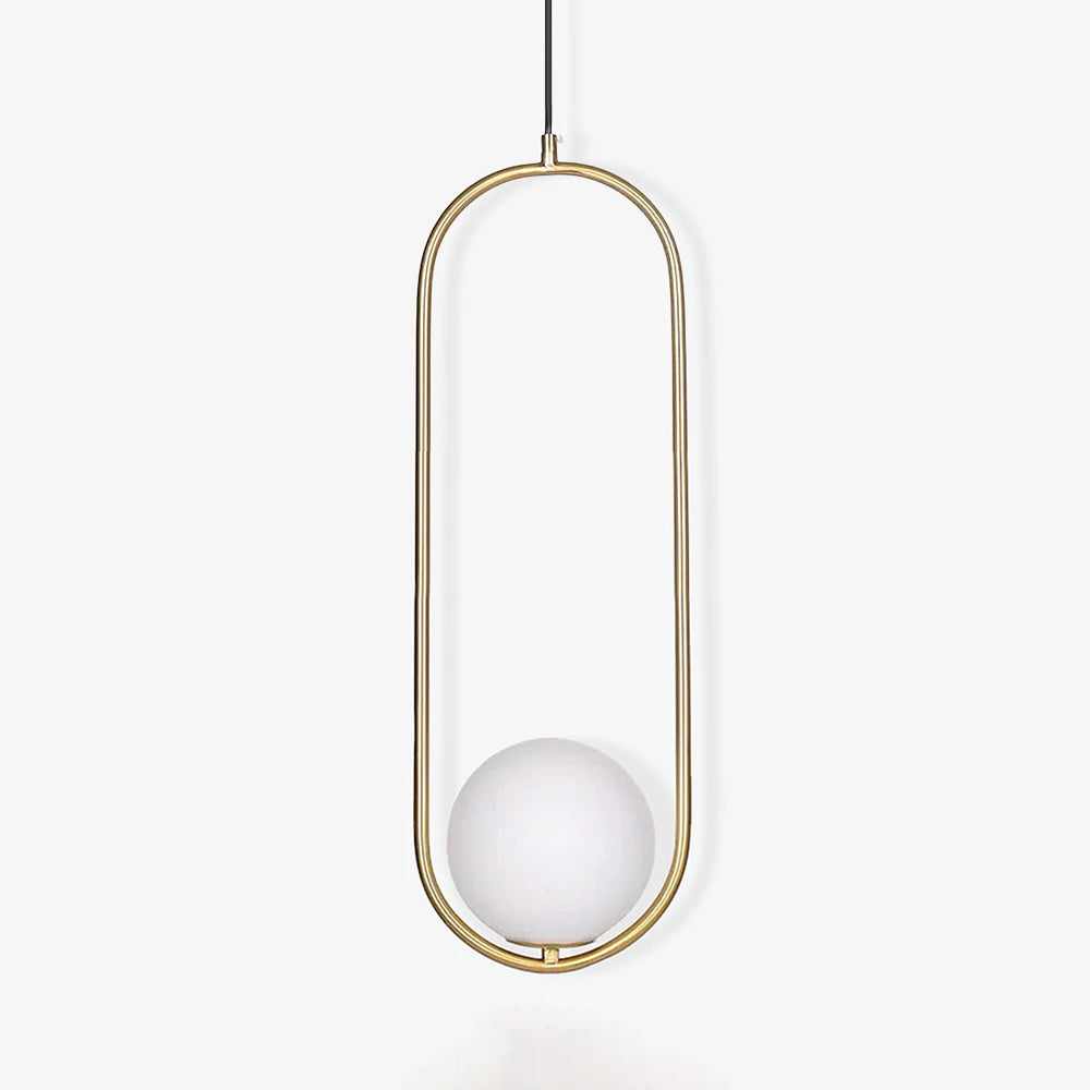 Lustra Pendant Lamp Brass Modern Ring - Letslighting