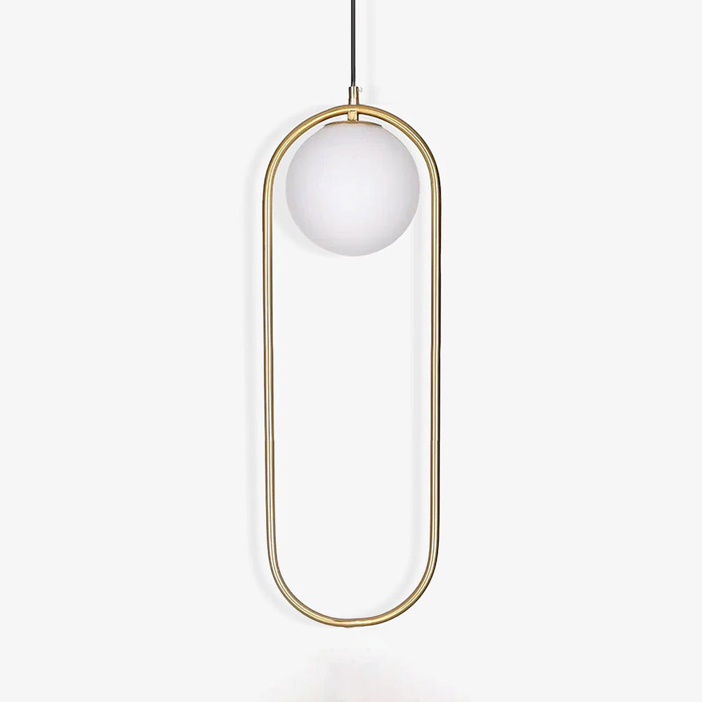 Lustra Pendant Lamp Brass Modern Ring - Letslighting