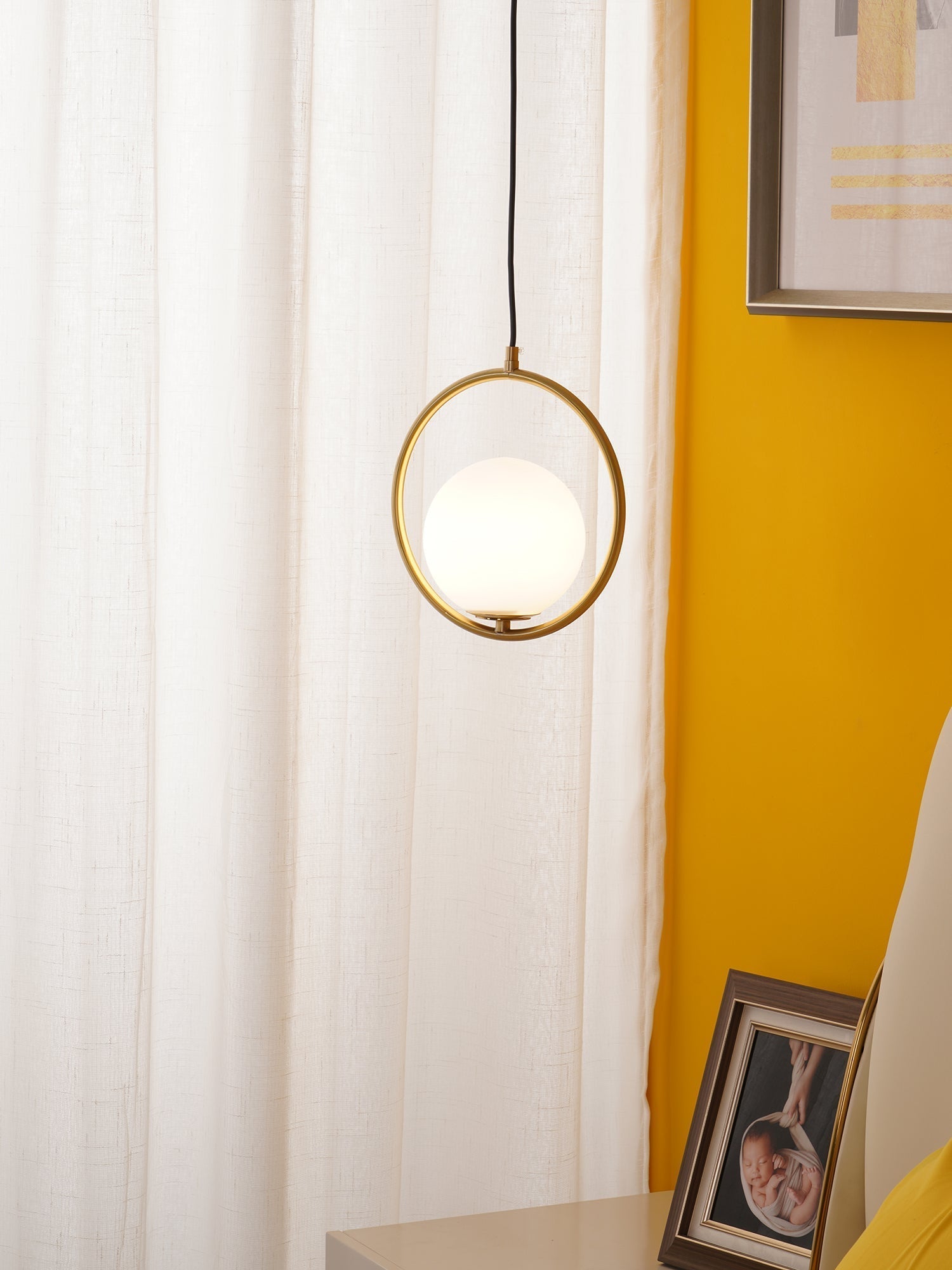 Lustra Pendant Lamp Brass Modern Ring - Letslighting