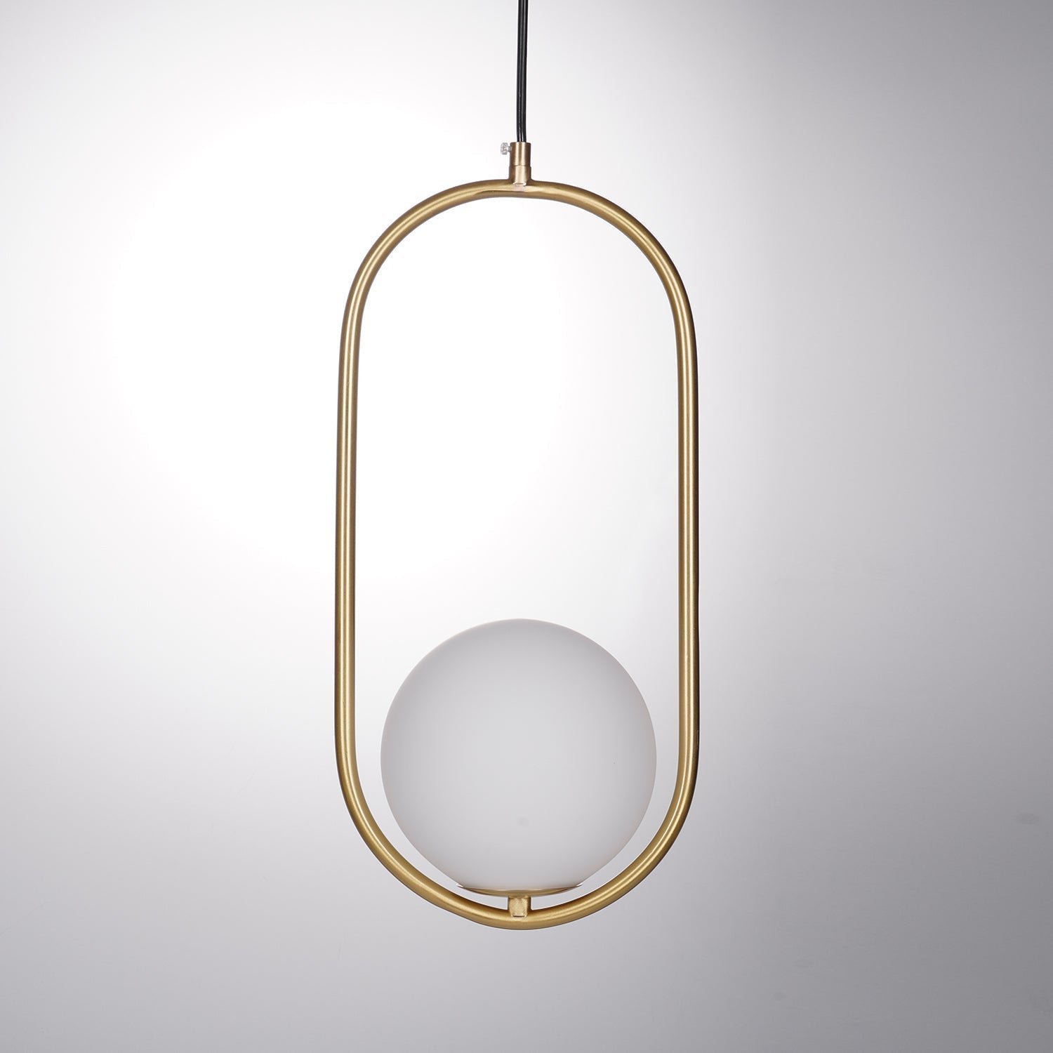 Lustra Pendant Lamp Brass Modern Ring - Letslighting