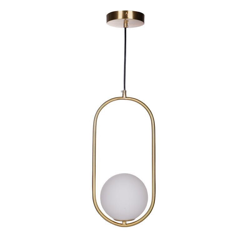 Lustra Pendant Lamp Brass Modern Ring - Letslighting