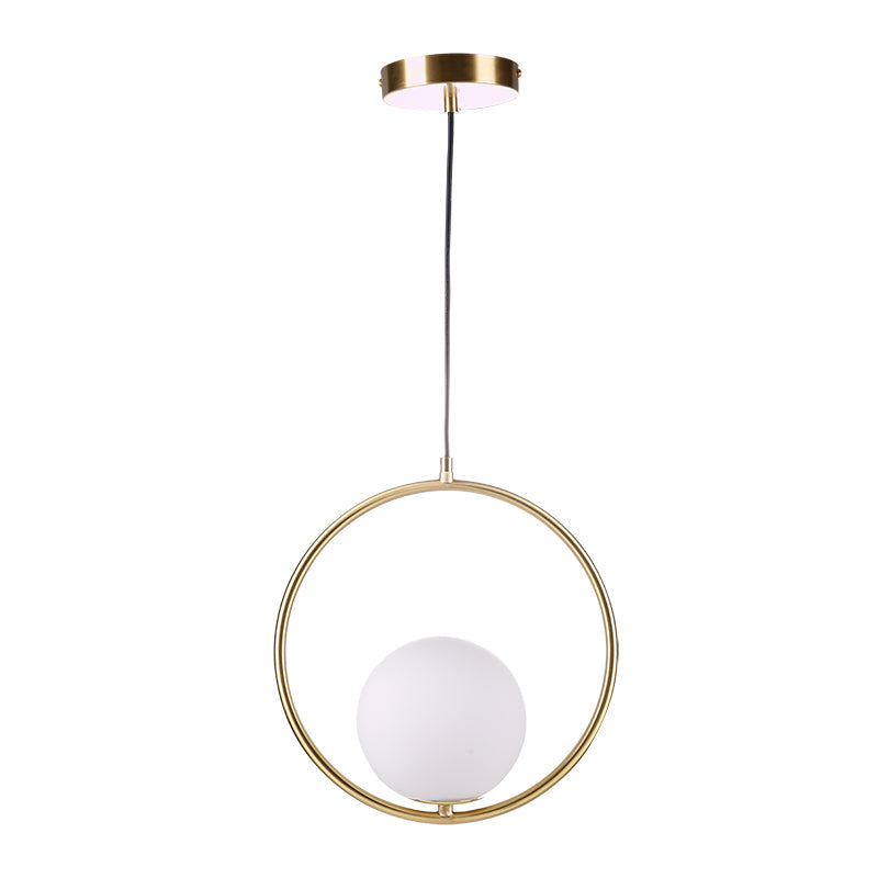 Lustra Pendant Lamp Brass Modern Ring - Letslighting