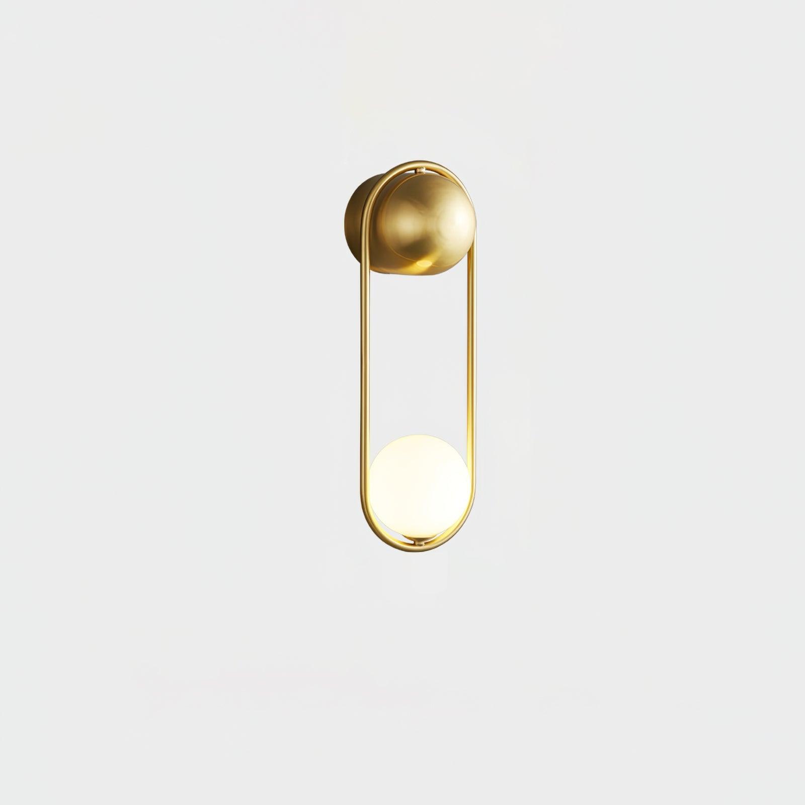 Radiain Brass Minimalist Wall Lamp - Letslighting