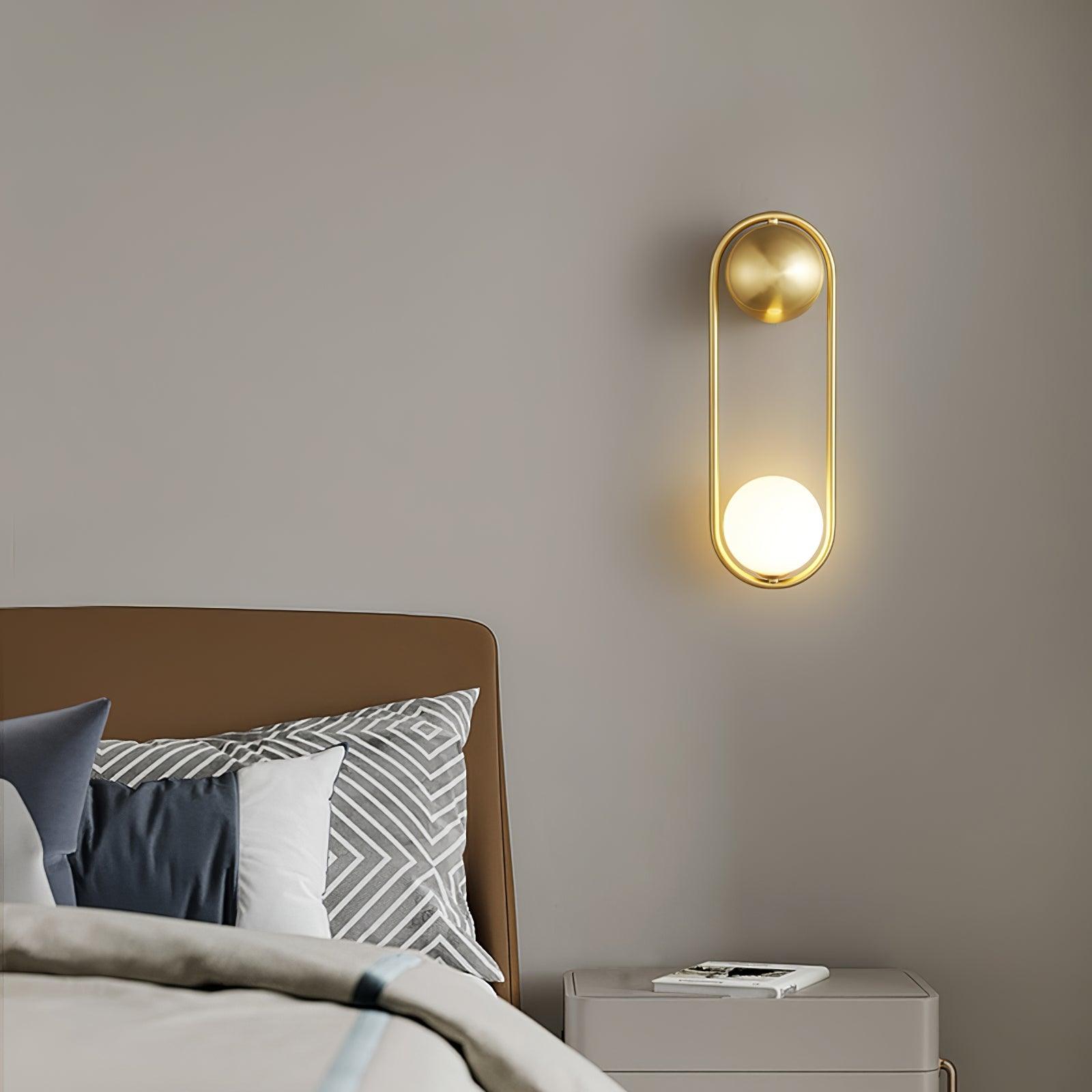 Radiain Brass Minimalist Wall Lamp - Letslighting