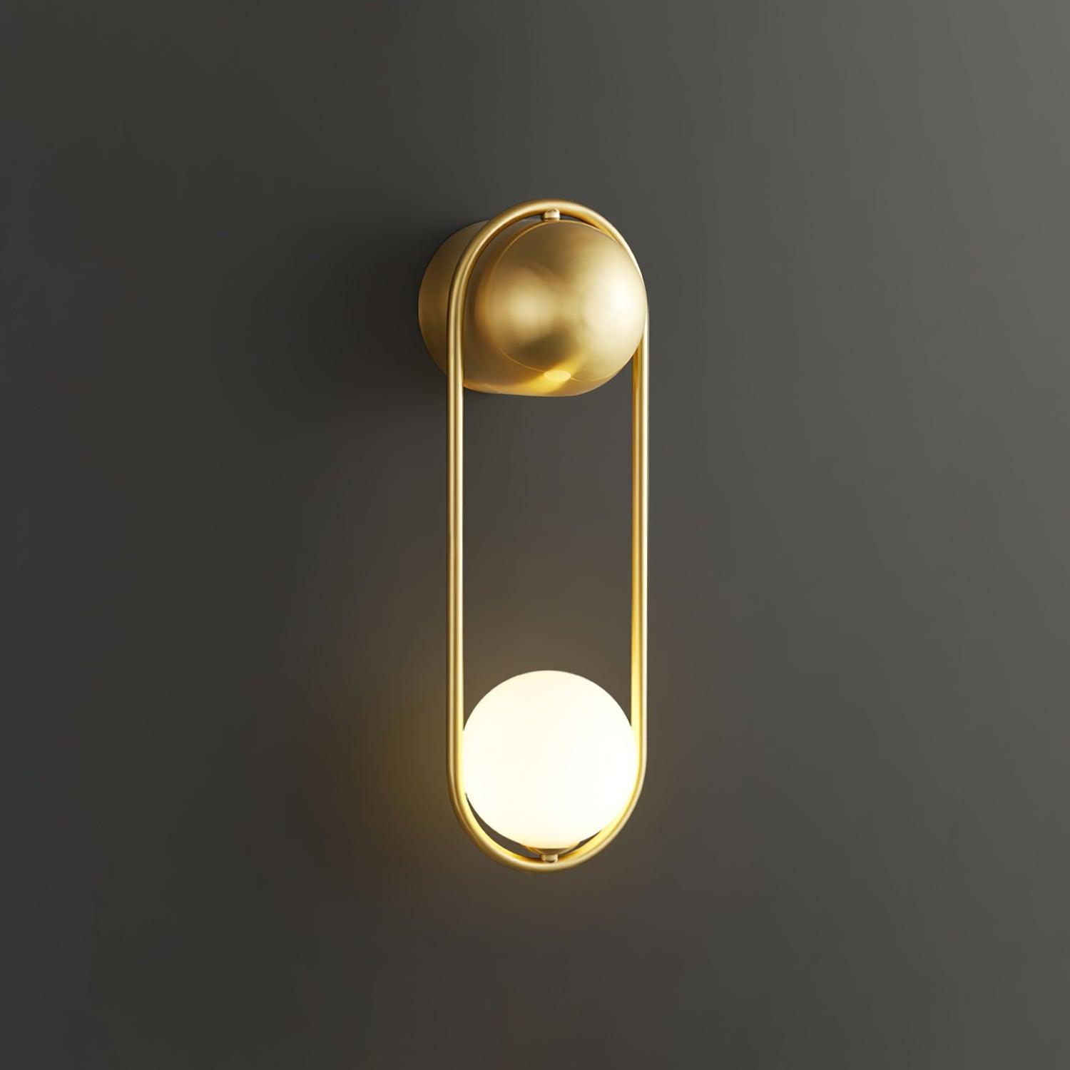 Radiain Brass Minimalist Wall Lamp - Letslighting