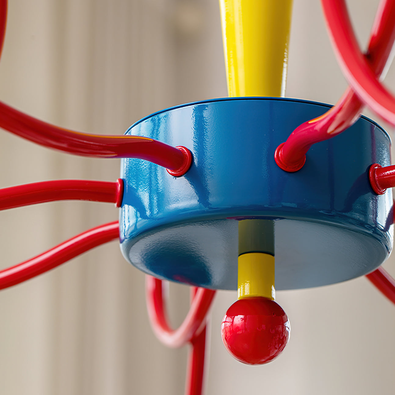 Chandelier Heart-Shaped Arms Colorful Playful Artistic - Letslighting