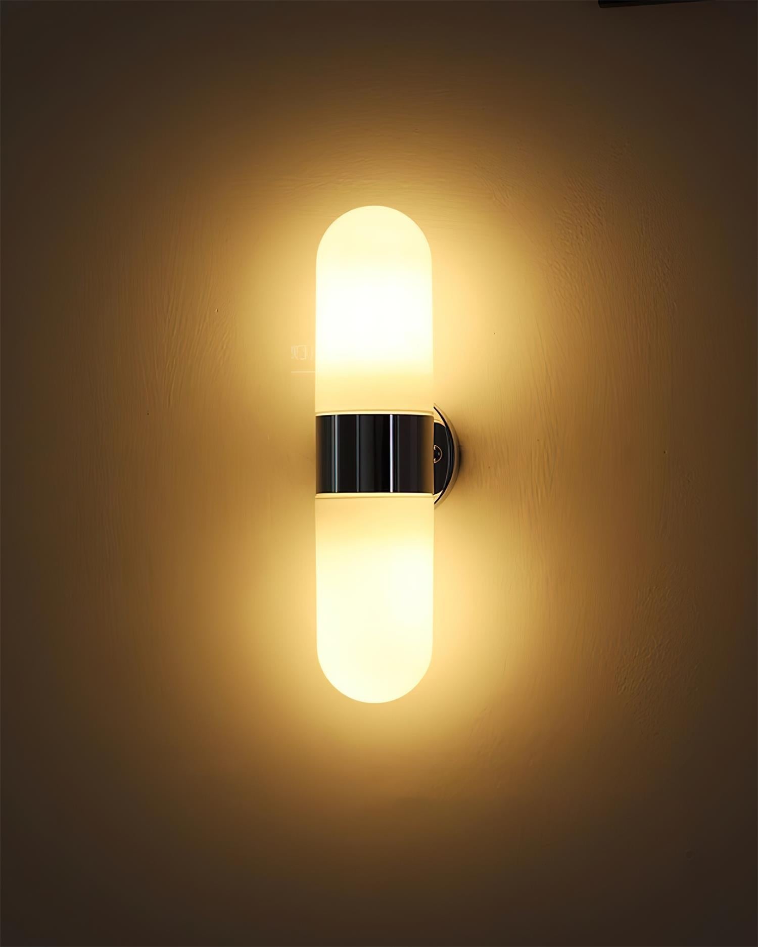 Wall Lamp Glass Modern Minimalist Vertical Sconce for Bedroom - Letslighting
