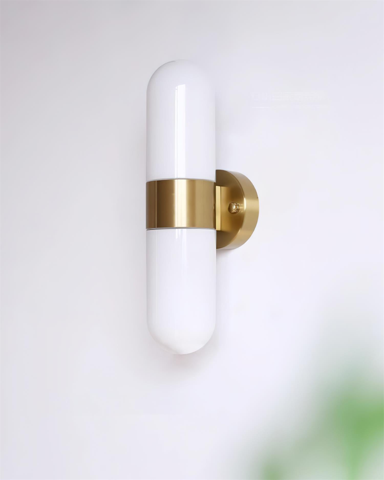 Wall Lamp Glass Modern Minimalist Vertical Sconce for Bedroom - Letslighting
