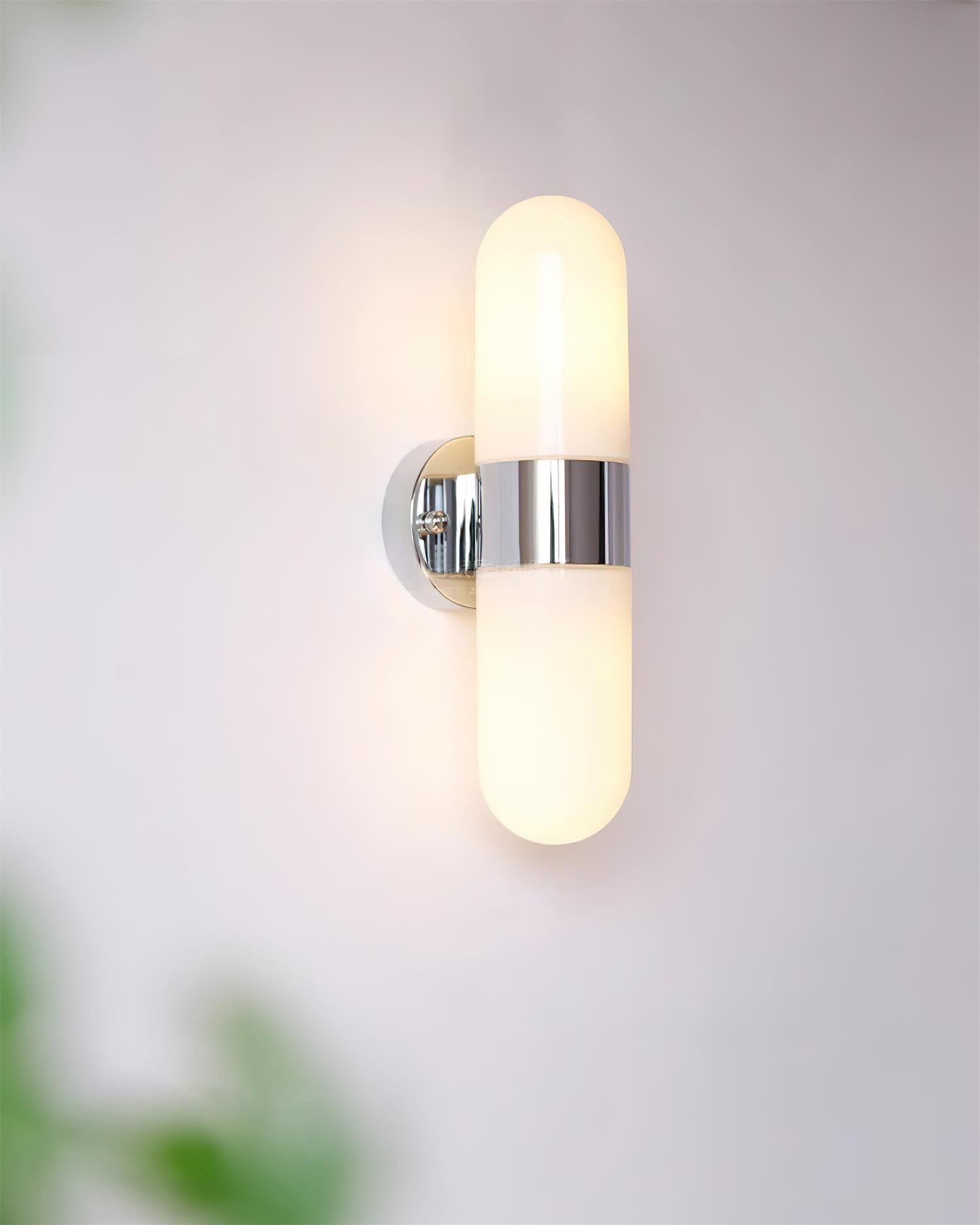 Wall Lamp Glass Modern Minimalist Vertical Sconce for Bedroom - Letslighting