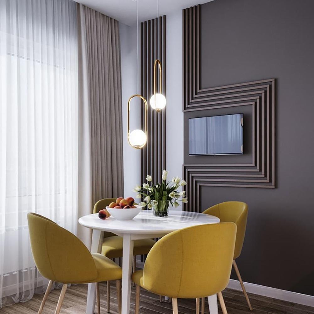 Lustra Pendant Lamp Brass Modern Ring - Letslighting