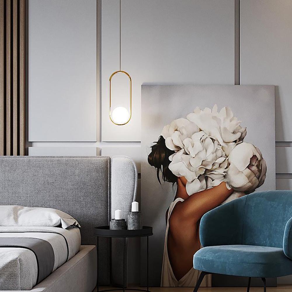 Lustra Pendant Lamp Brass Modern Ring - Letslighting