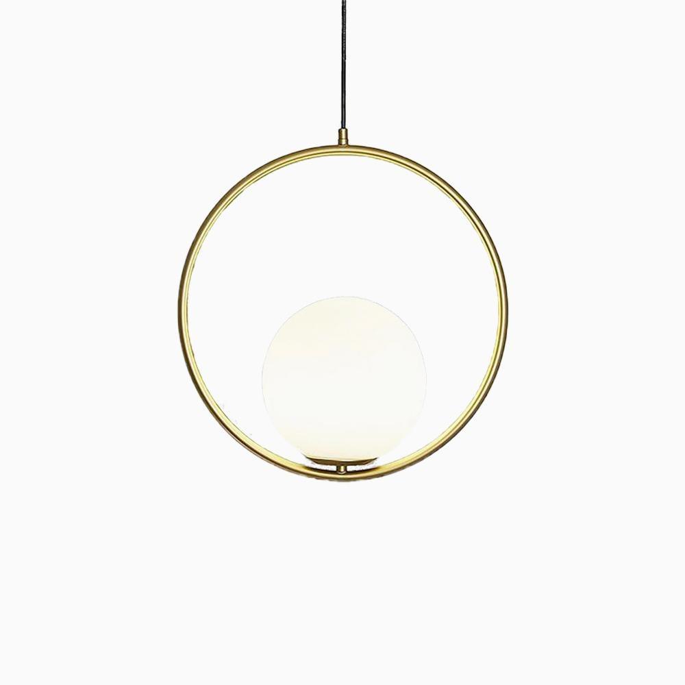 Lustra Pendant Lamp Brass Modern Ring - Letslighting