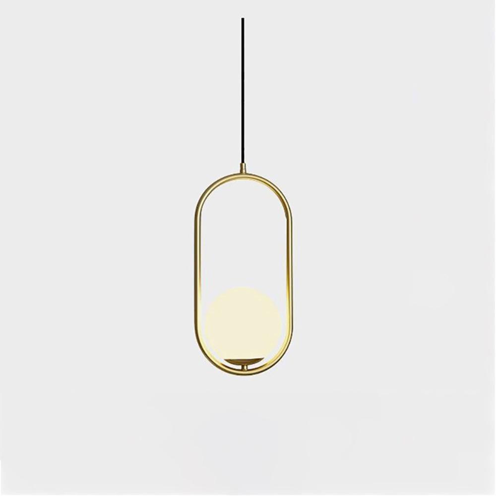 Lustra Pendant Lamp Brass Modern Ring - Letslighting