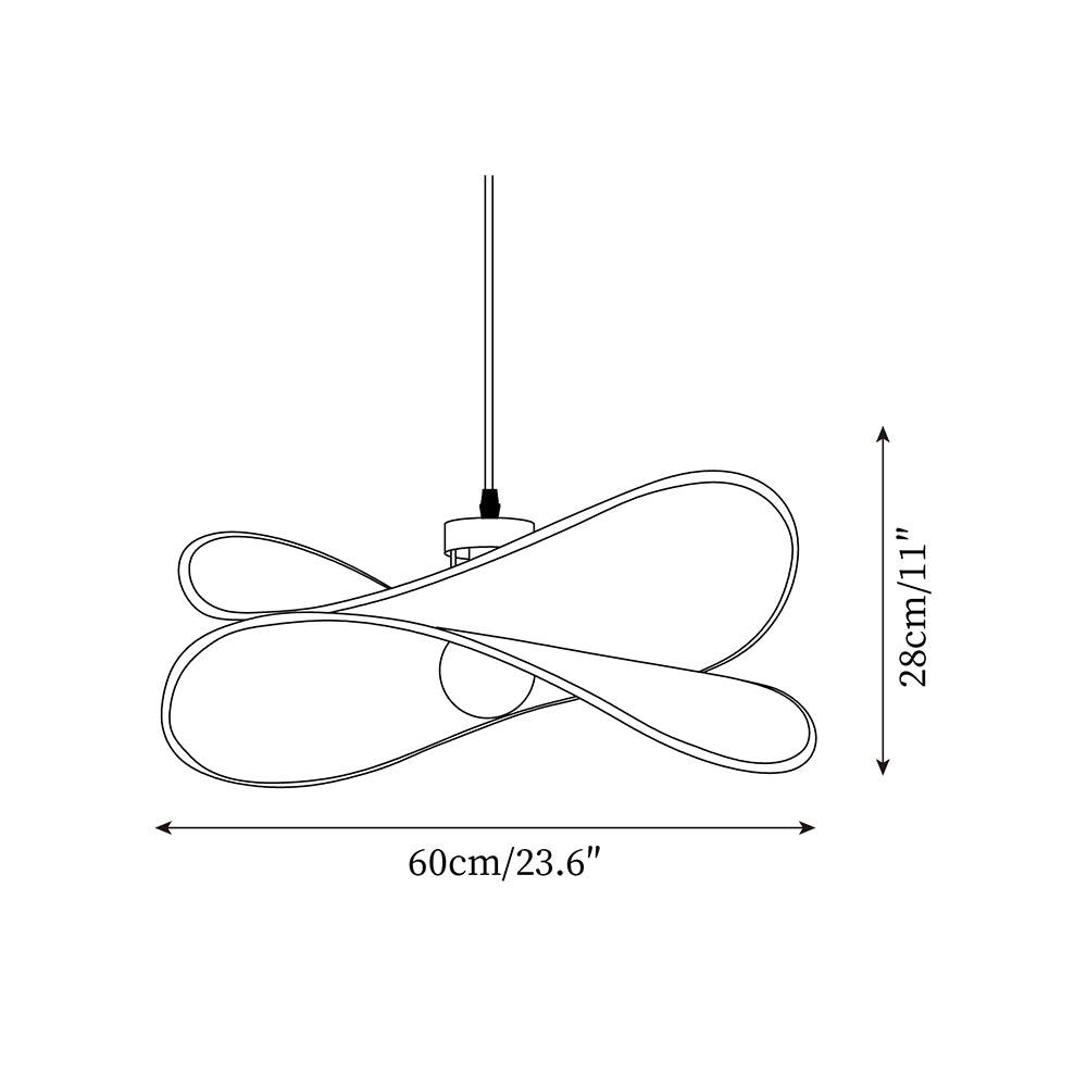 Miley Pendant Lamp Curved Organic Minimalist - Letslighting