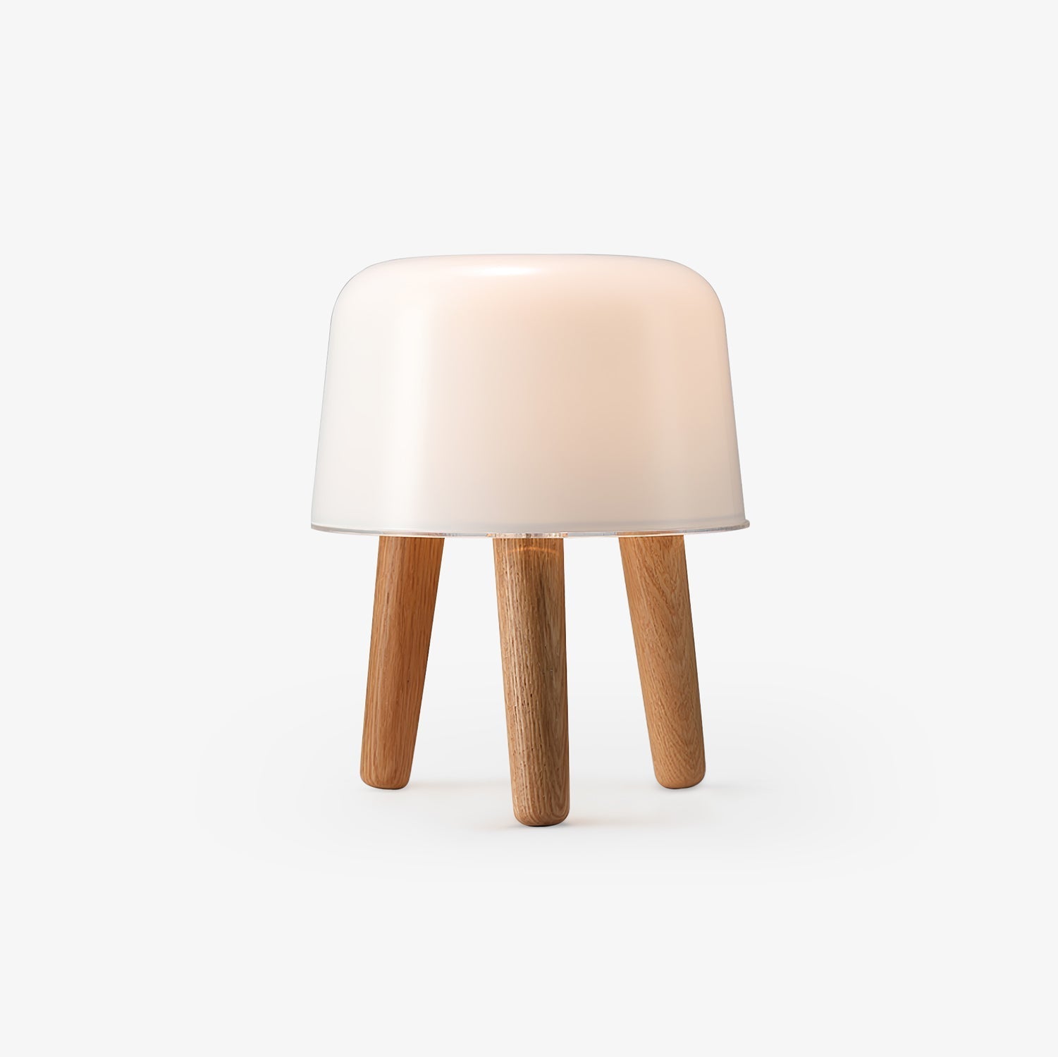 GlowPod Wood Milk Table Lamp - Letslighting