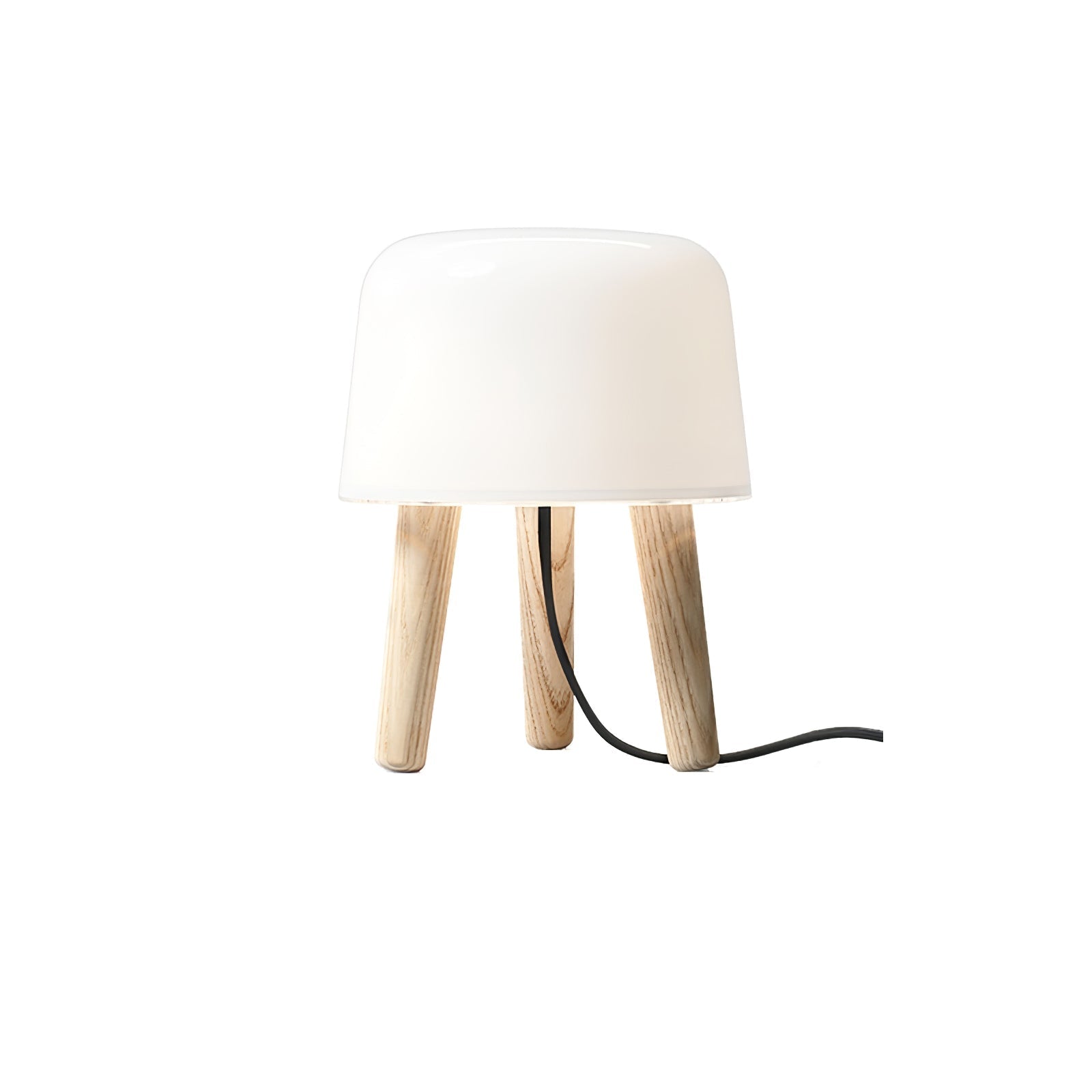 GlowPod Wood Milk Table Lamp - Letslighting