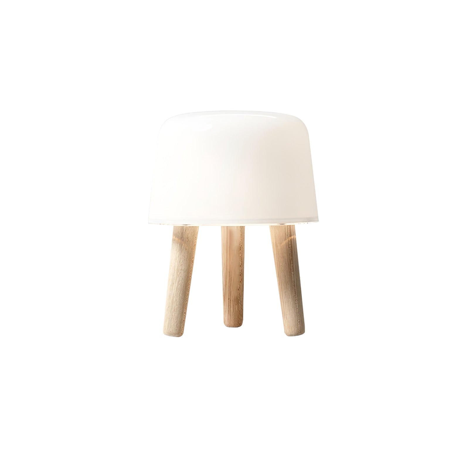 GlowPod Wood Milk Table Lamp - Letslighting