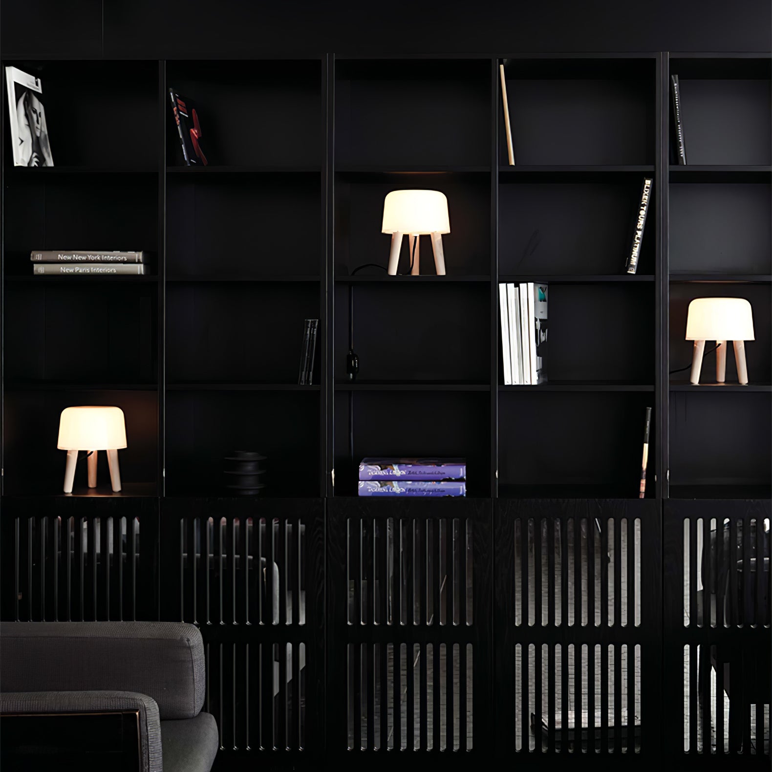 GlowPod Wood Milk Table Lamp - Letslighting