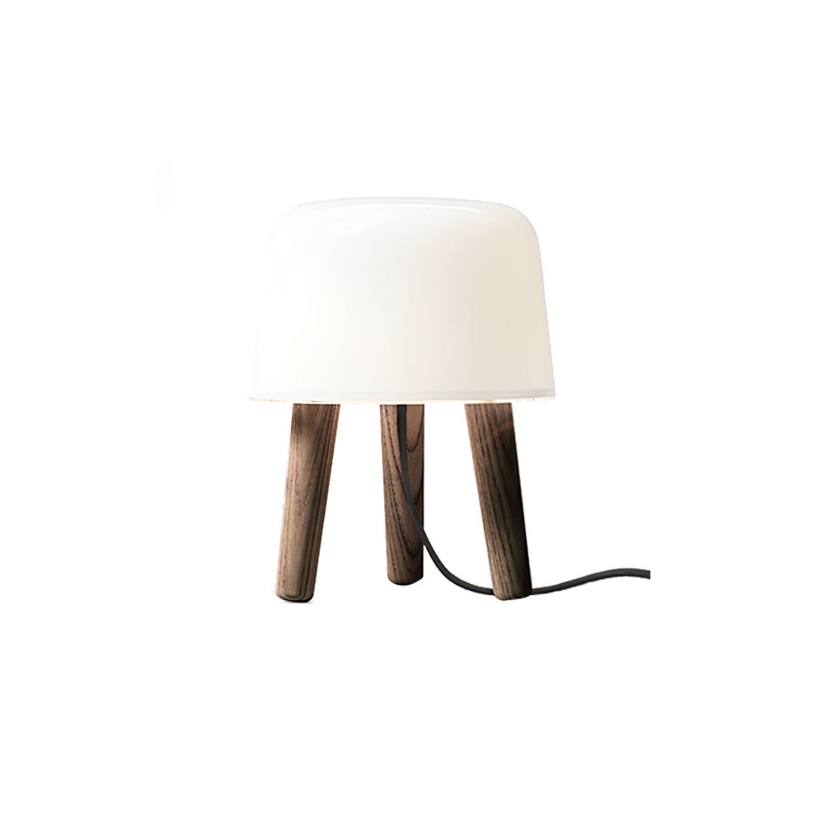 GlowPod Wood Milk Table Lamp - Letslighting