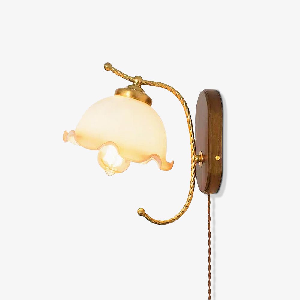 Olyss Wood Vintage Wall Lamp - Letslighting