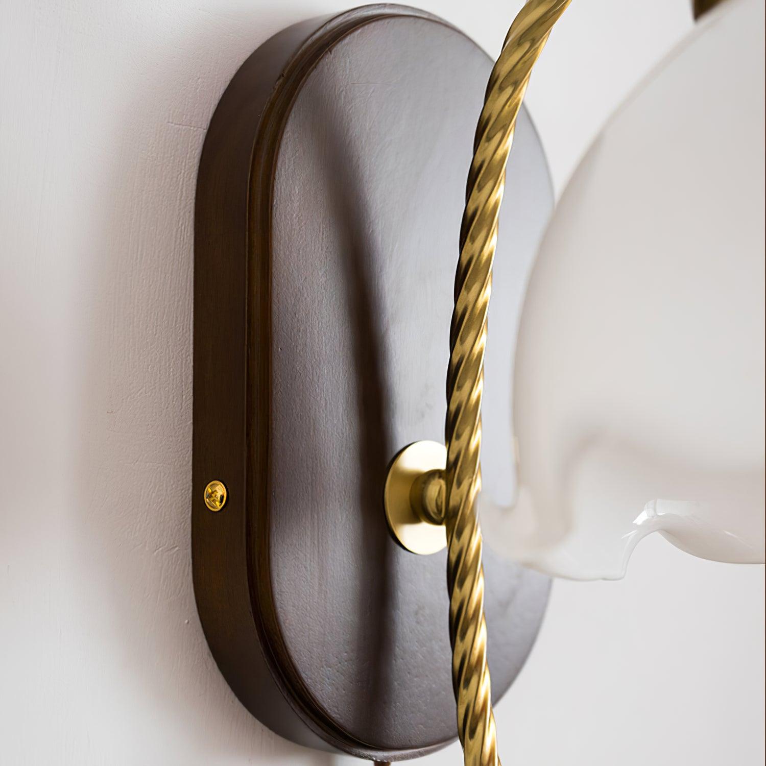 Olyss Wood Vintage Wall Lamp - Letslighting