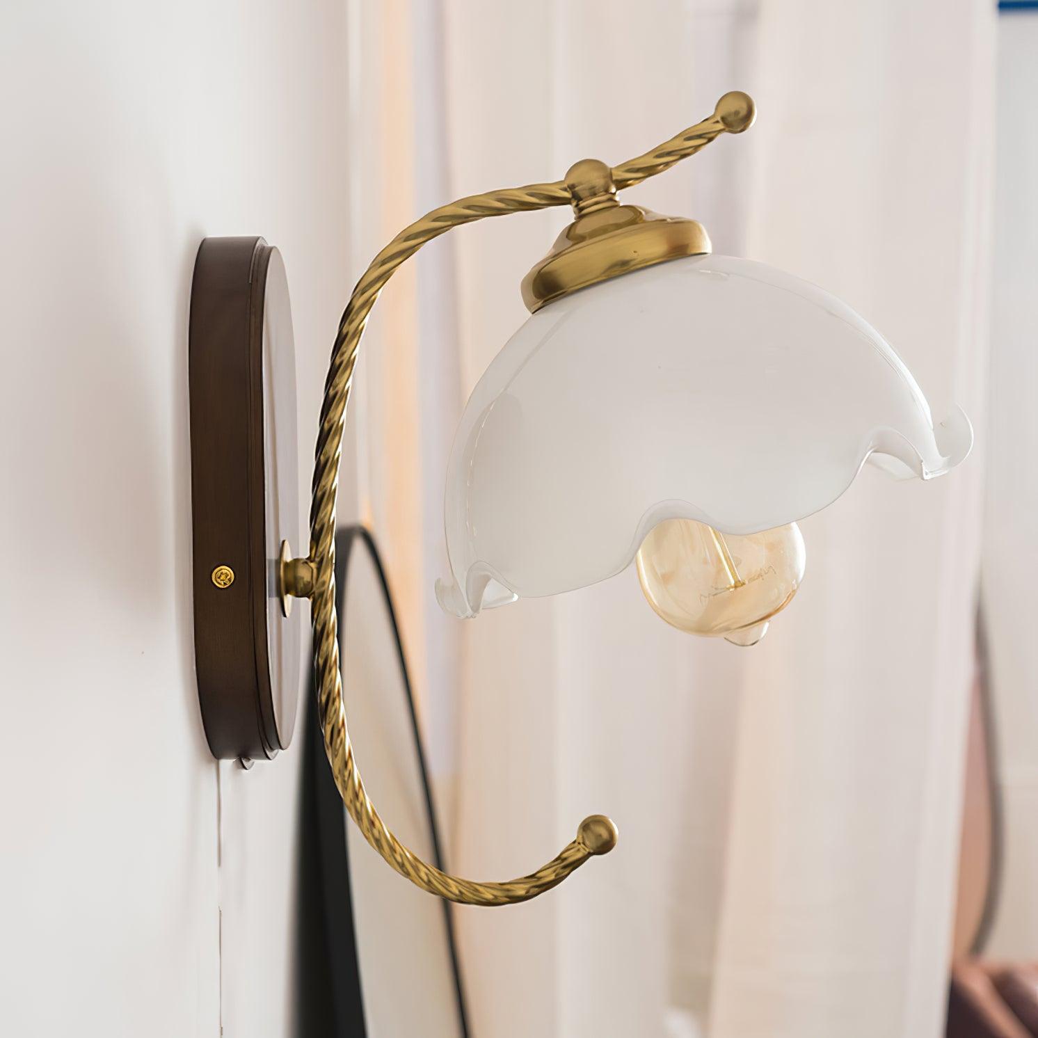 Olyss Wood Vintage Wall Lamp - Letslighting